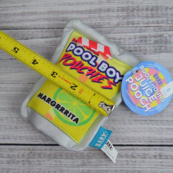 Bark Boozehound Juice Pooch Margrrrita Drink Pouch Small 0-20 lbs Dog Toy NWT - Picture 9 of 10